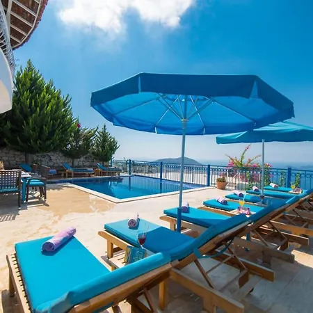 Private Pool With View For 12 People In Antalya, Kas - Awz 130